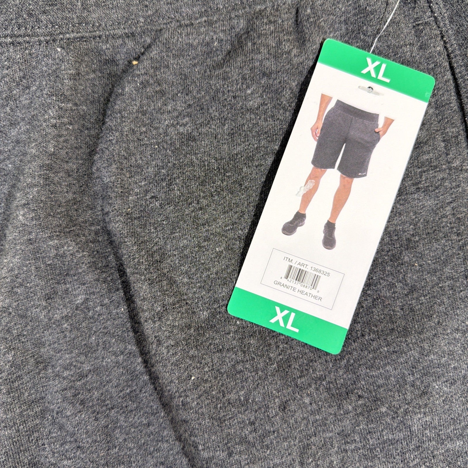 Champion NWT XL Gray Shorts Athletics Granite Heather Sportswear