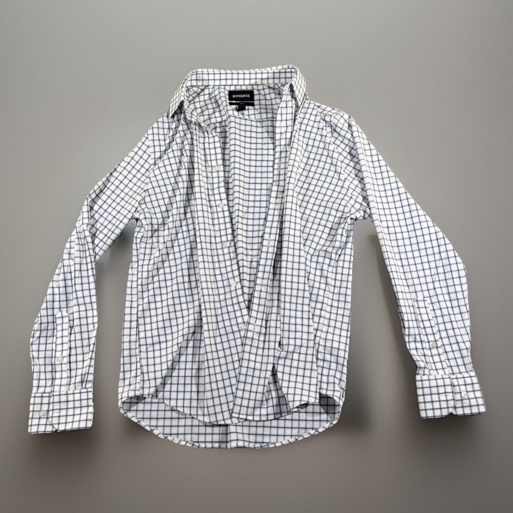 Bonobos Men's L Slim Fit Checkered Long-Sleeve Button-Down Shirt  Fashion Design