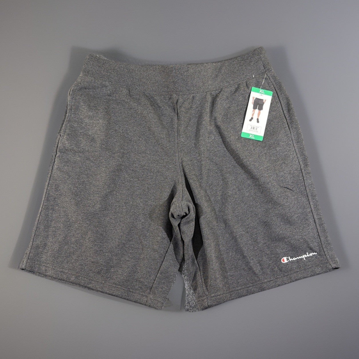 Champion NWT XL Gray Shorts Athletics Granite Heather Sportswear