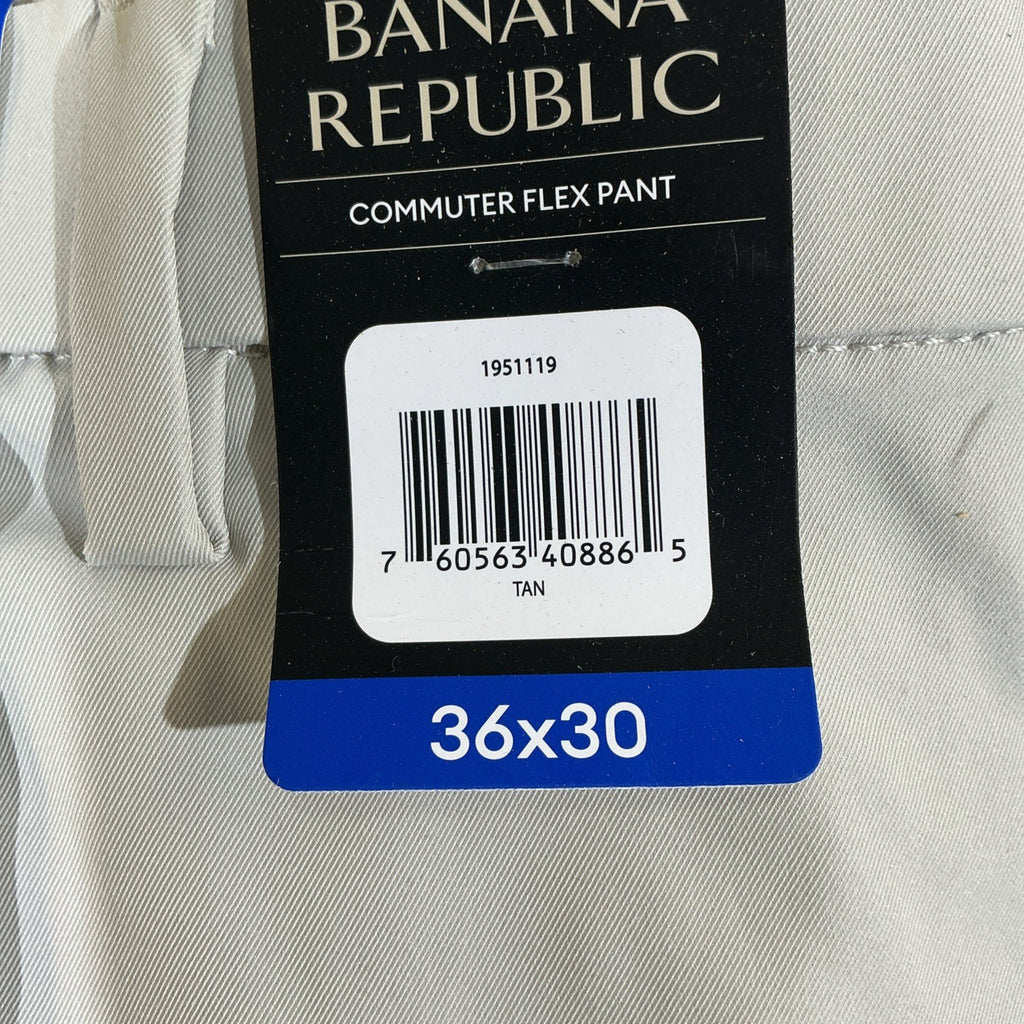 Banana Republic Men's Chino Pant, Size 36x30,Stretch, Straight Fit, Tan, New