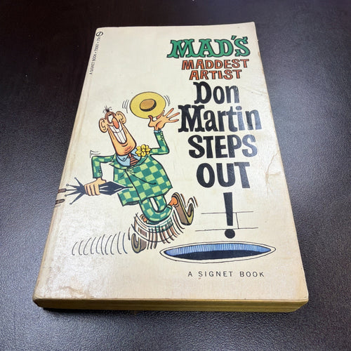 1962 DON MARTIN STEPS OUT Mad's Maddest Artist Signet Paperback Fisherman