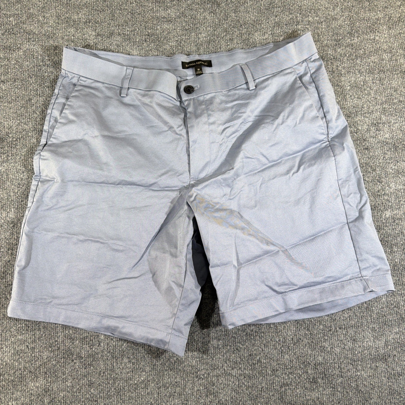 Banana Republic mens Aiden Shorts 38 Navy blue Preppy Casual Urban Design