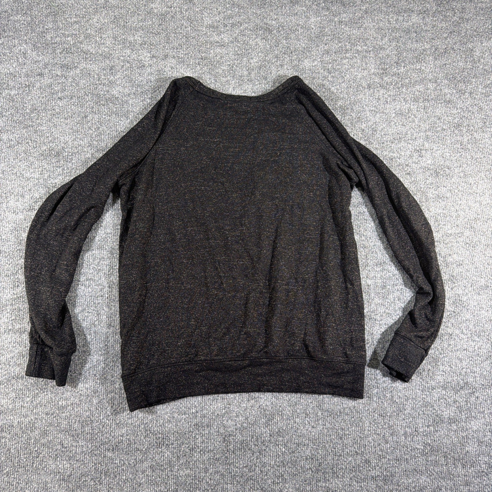 Buffalo David Bitton Sweater Womens XL Long Sleeve Pullover Good Vibes Black