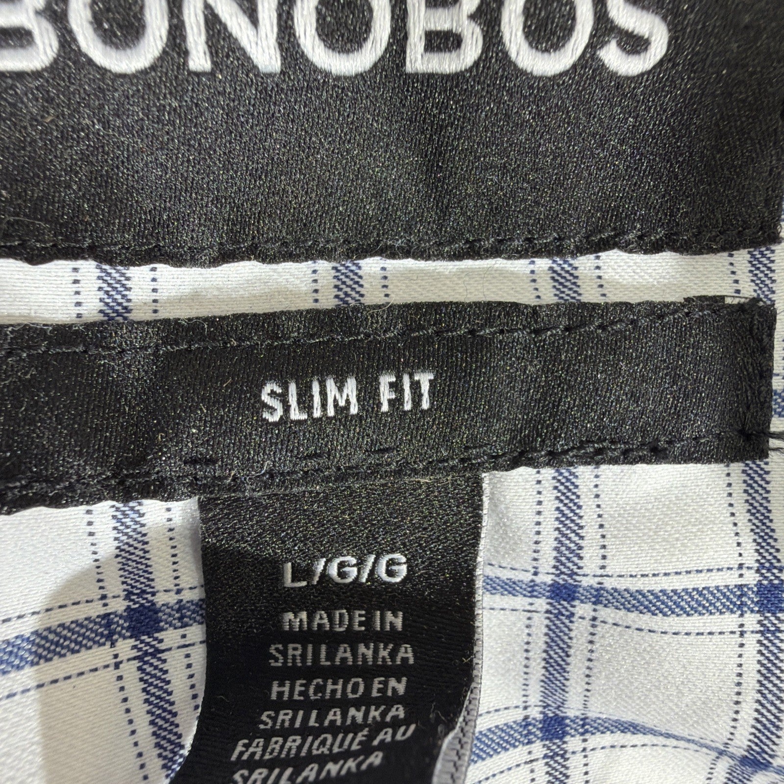 Bonobos Men's L Slim Fit Checkered Long-Sleeve Button-Down Shirt  Fashion Design
