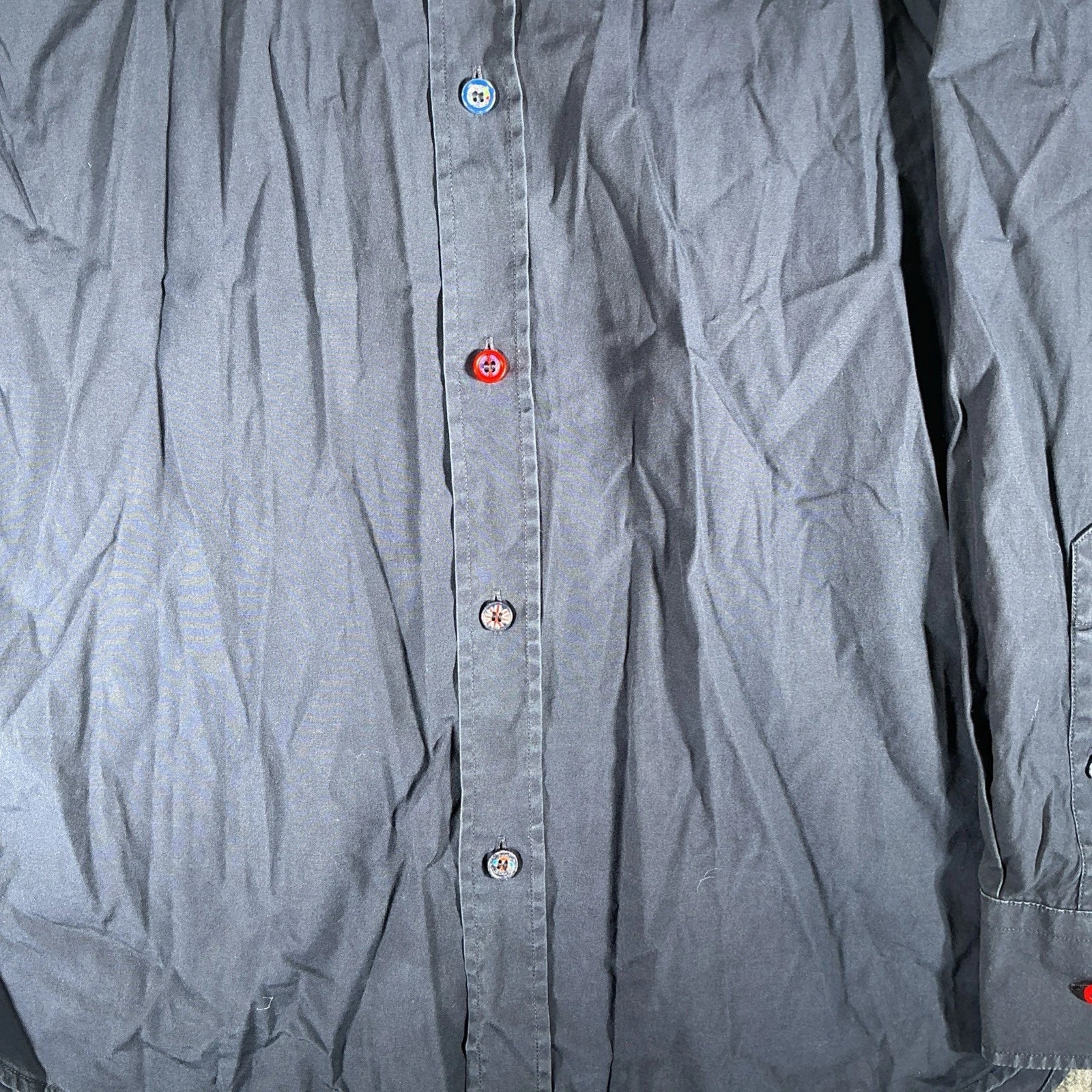 BURBERRY Long Sleeve Shirt, Size S, Cotton, NVY
