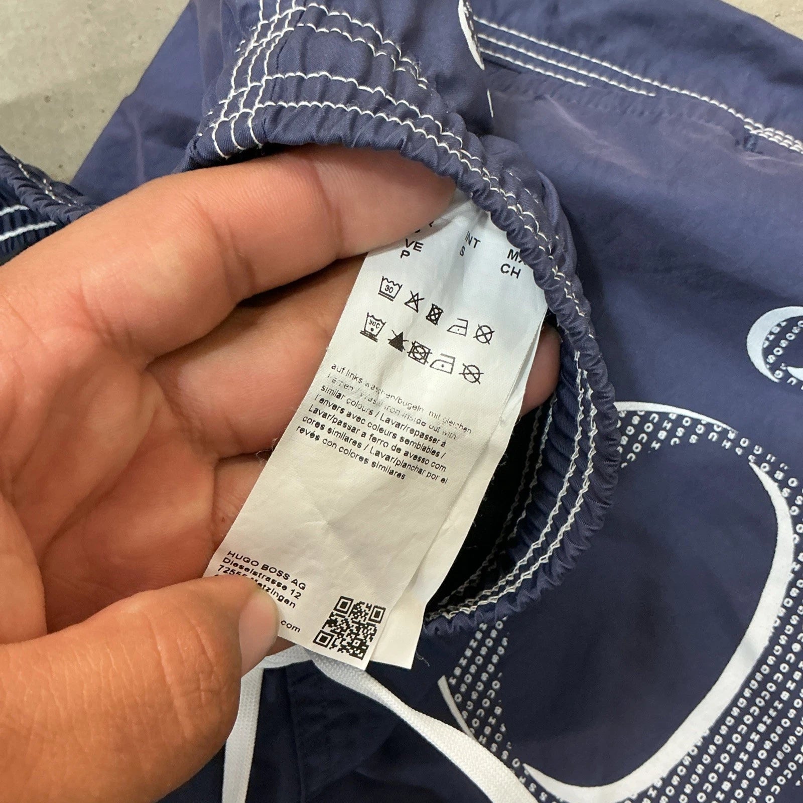 Blue Hugo Boss Swim Shorts Sz Small