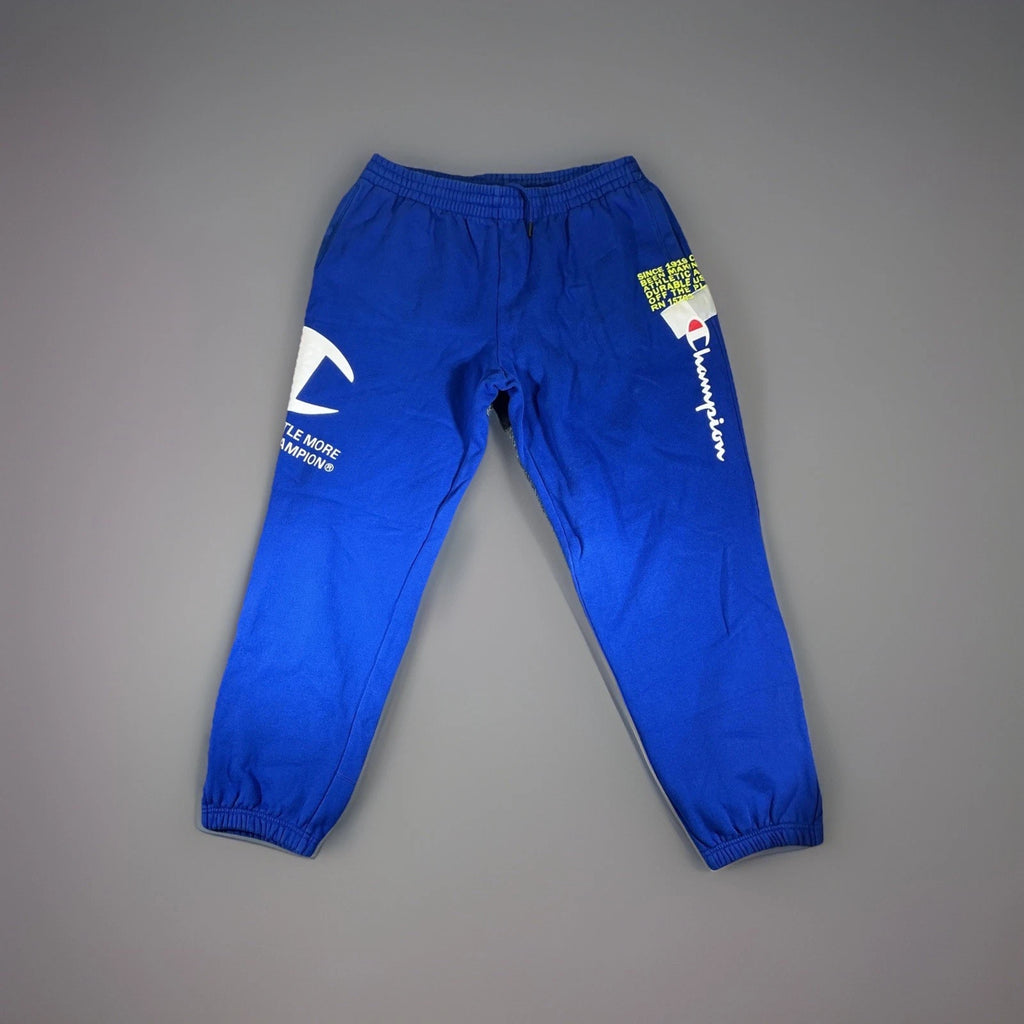 CHAMPION Fleece Joggers Mens 2XL Deep Hotline Blue Athletic Sweatpants NWT