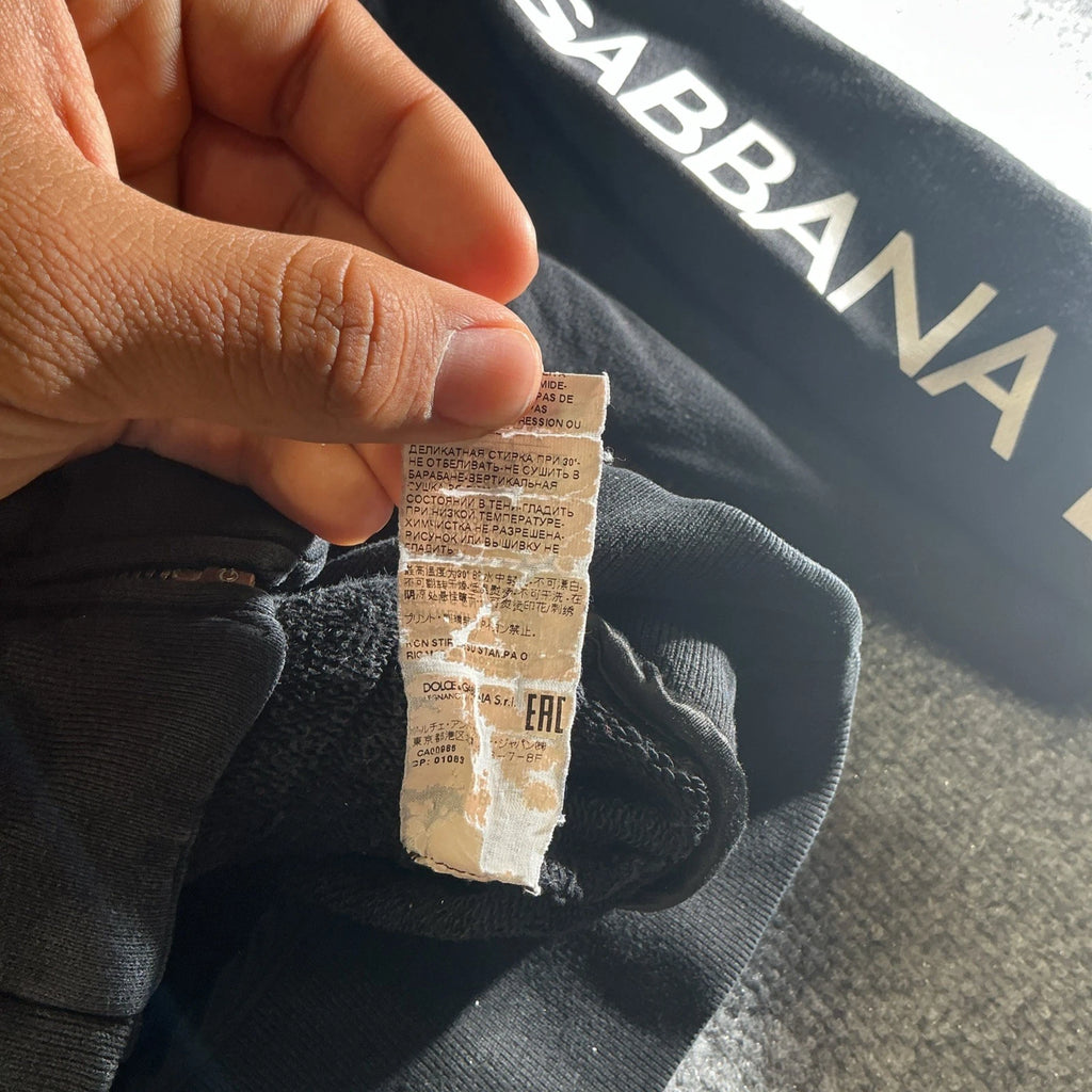 Black Dolce & Gabbana Unisex Hoodie  Size 44 Used Good Condition